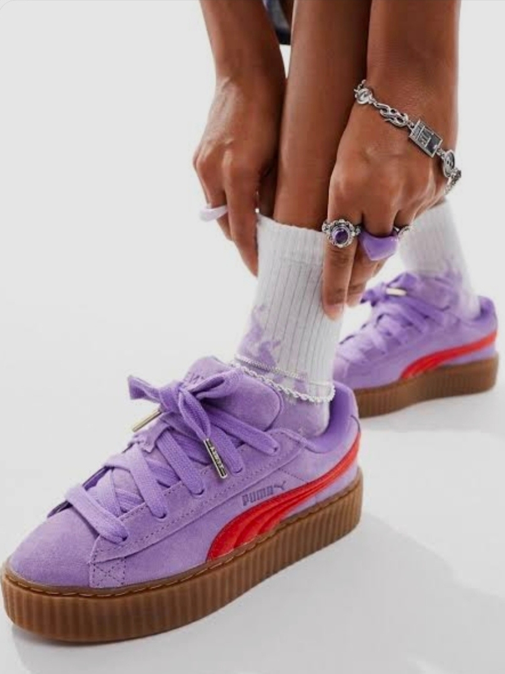 FENTY X PUMA Creeper Phatty Lace Up Sneakers Size 5.5